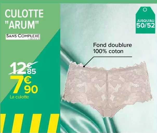 culotte "arum" sans complexe