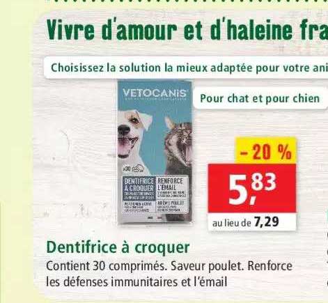 dentifrice à croquer