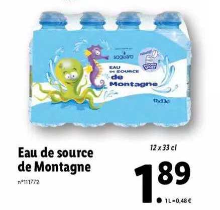 Eau De Source De Montagne