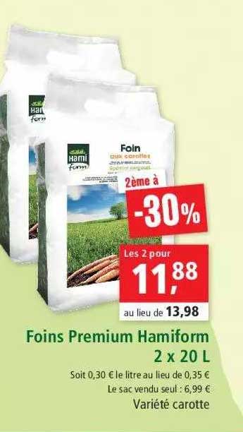 foins premium hamiform 2 x 20 l