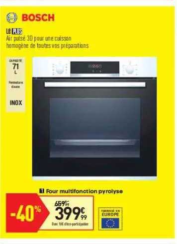 Four Multifonction Pyrolyse