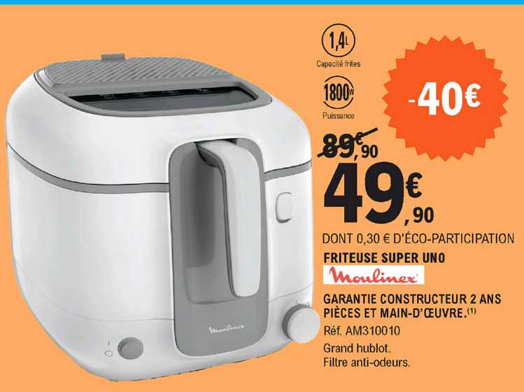 Friteuse Super Uno Moulinex