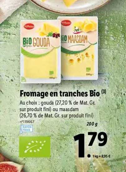 Fromage En Tranches Bio
