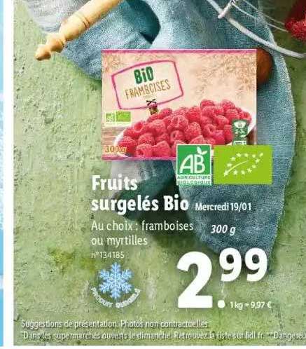 Fruits Surgelés Bio