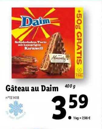 Gâteau Au Daim