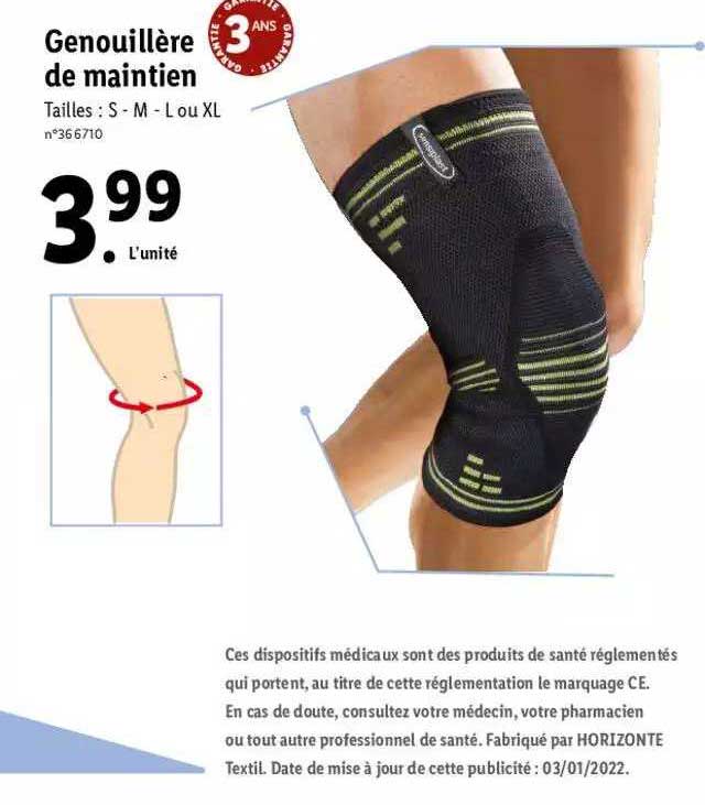 Genouillère De Maintien