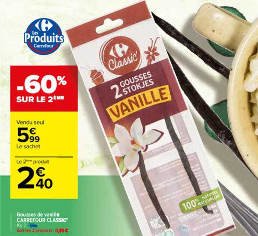 gousses de vanille carrefour classic'