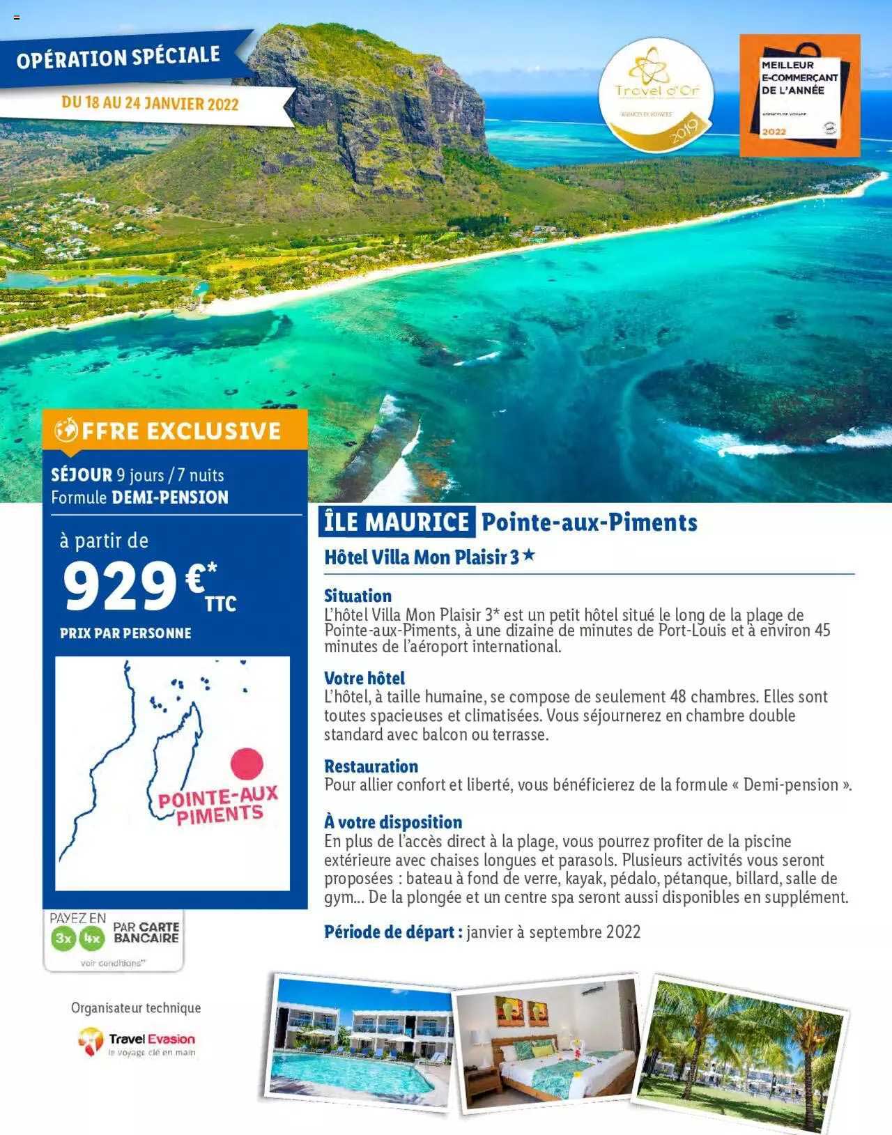 île maurice : pointe-aux piments