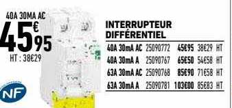 interrupteur différentiel