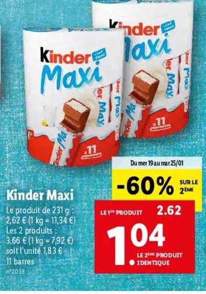 Kinder Maxi