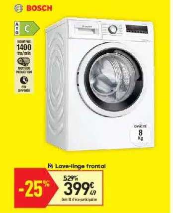 lave-linge frontal bosch