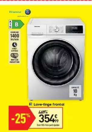lave-linge frontal hisense