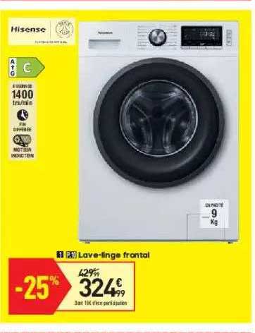 lave-linge frontal hisense
