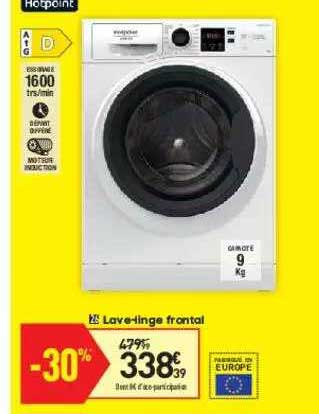lave-linge frontal hotpoint