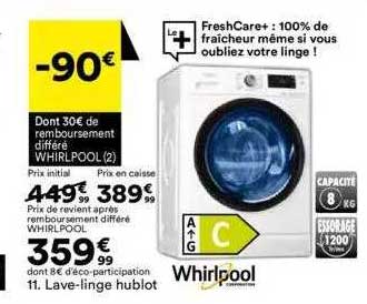 lave-linge hublot whirlpool