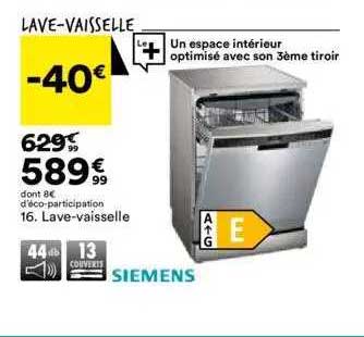 lave-vaisselle siemens