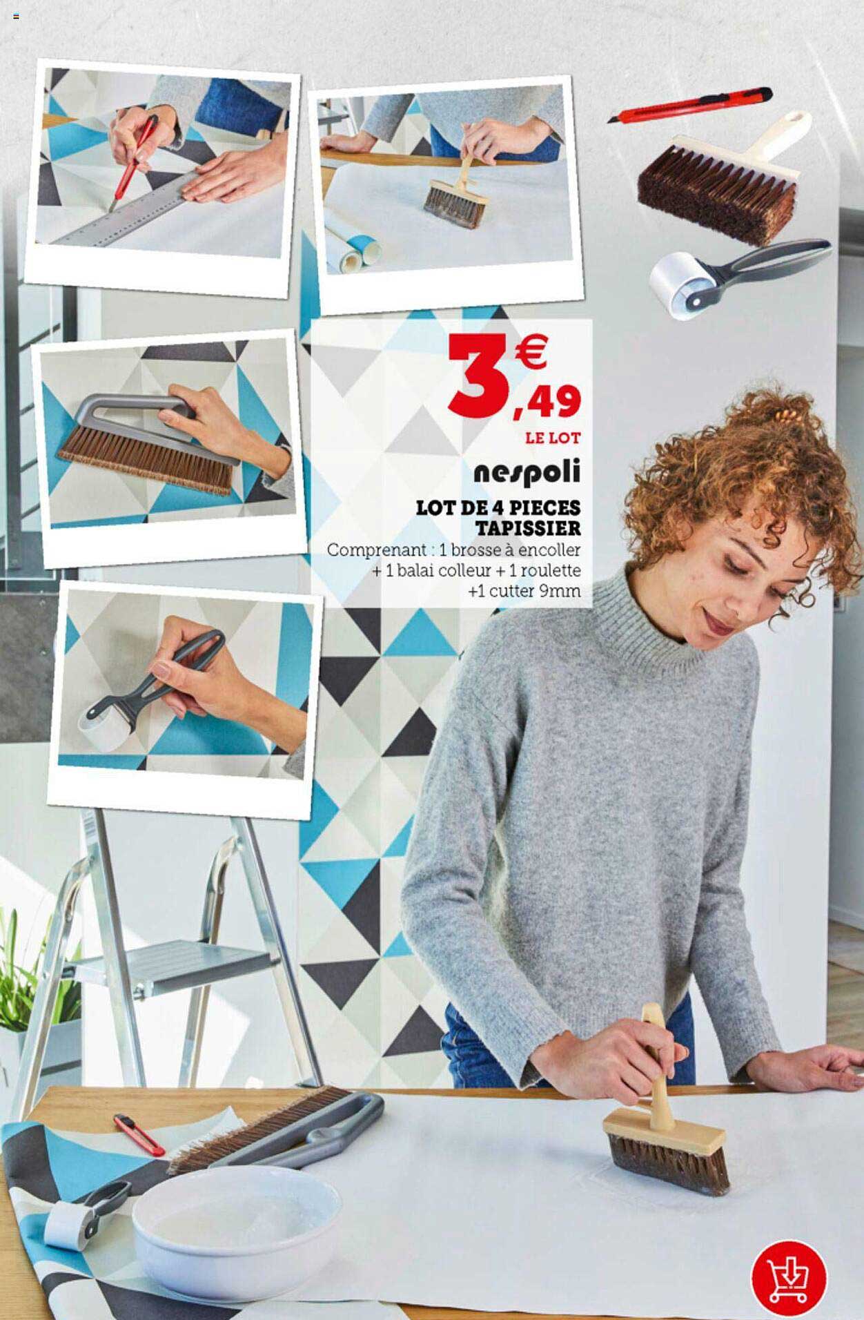 Lot De 4 Pièces Tapissier Nespoli