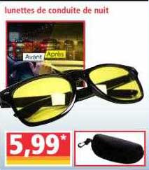 lunettes de conduite de nuit