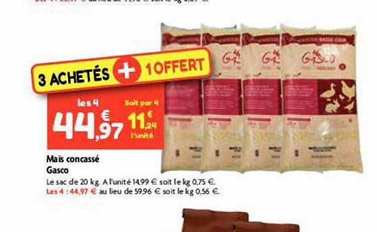 maïs concassé gasco