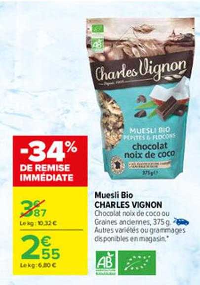 muesli bio charles vignon