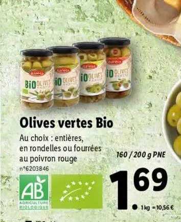 Olives Vertes Bio