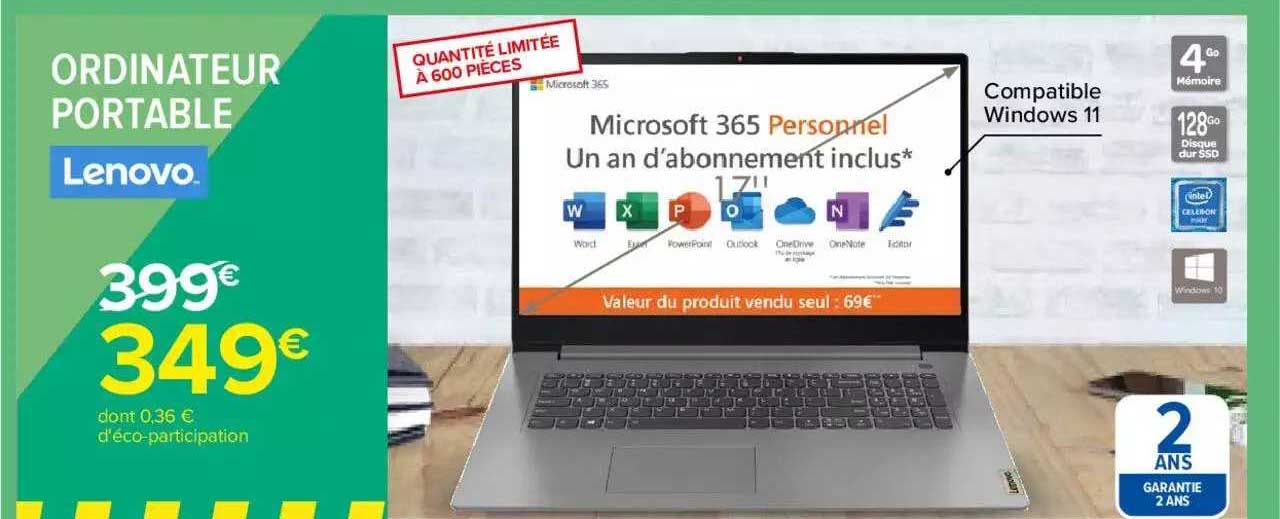 Ordinateur Portable Lenovo