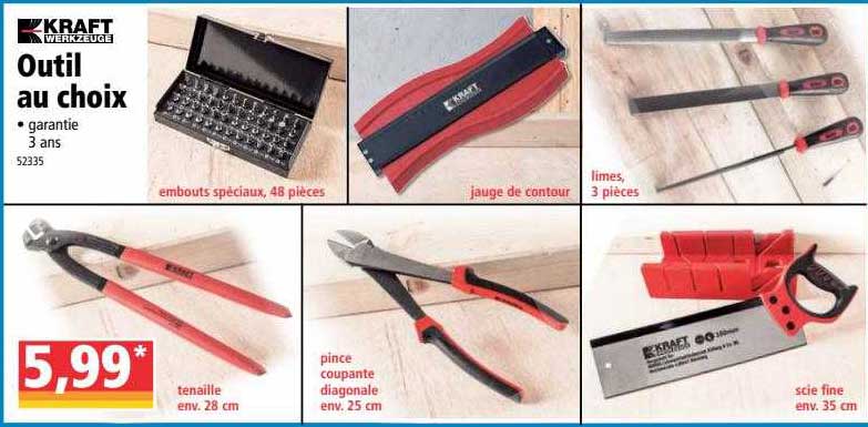 outils au choix kraft werkzeuge