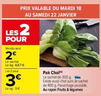 pak choï