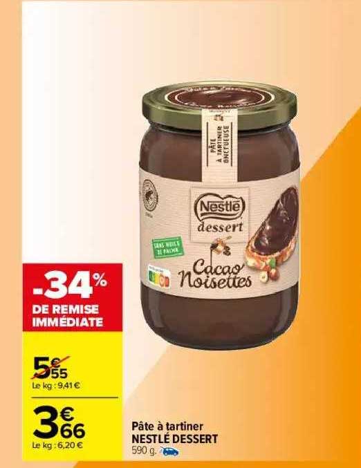 Pâte à Tartiner Nestlé Dessert