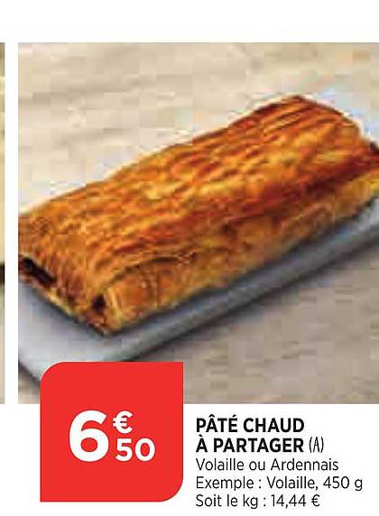 pâté chaud à partager