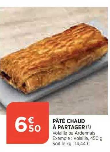 pâté chaud à partager