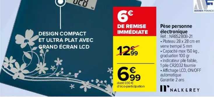 pèse personne électronique