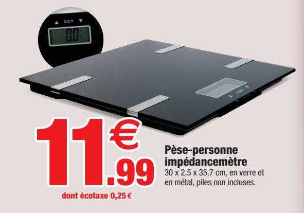 pèse-personne impédancemètre