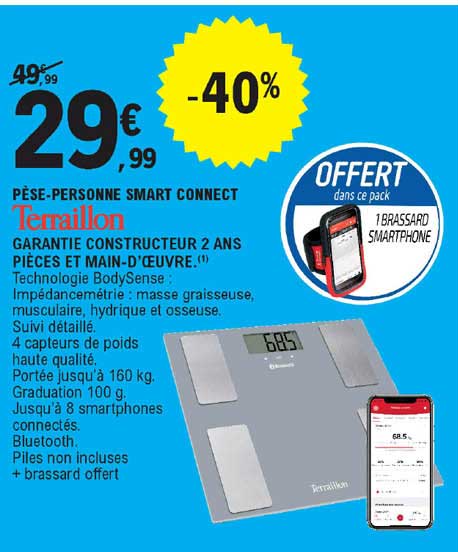 pèse-personne smart connect terraillon