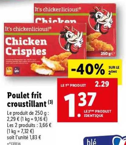 poulet frit croustillant