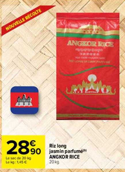 riz long jasmin parfumé angkor rice