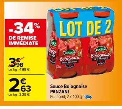 Sauce Bolognaise Panzani