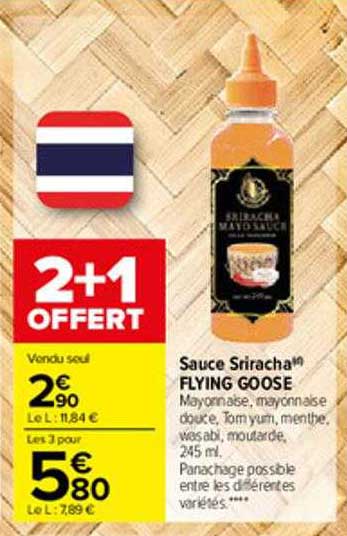 sauce sriracha flying goose