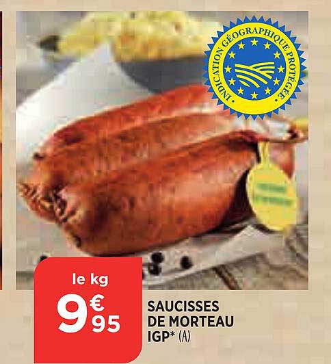 Saucisses De Morteau Igp