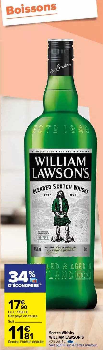scotch whisky william lawson's