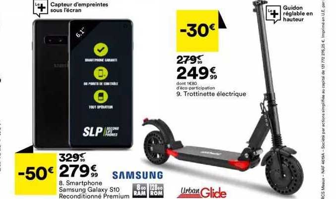 smartphone samsung galaxy s10 reconditionné premium