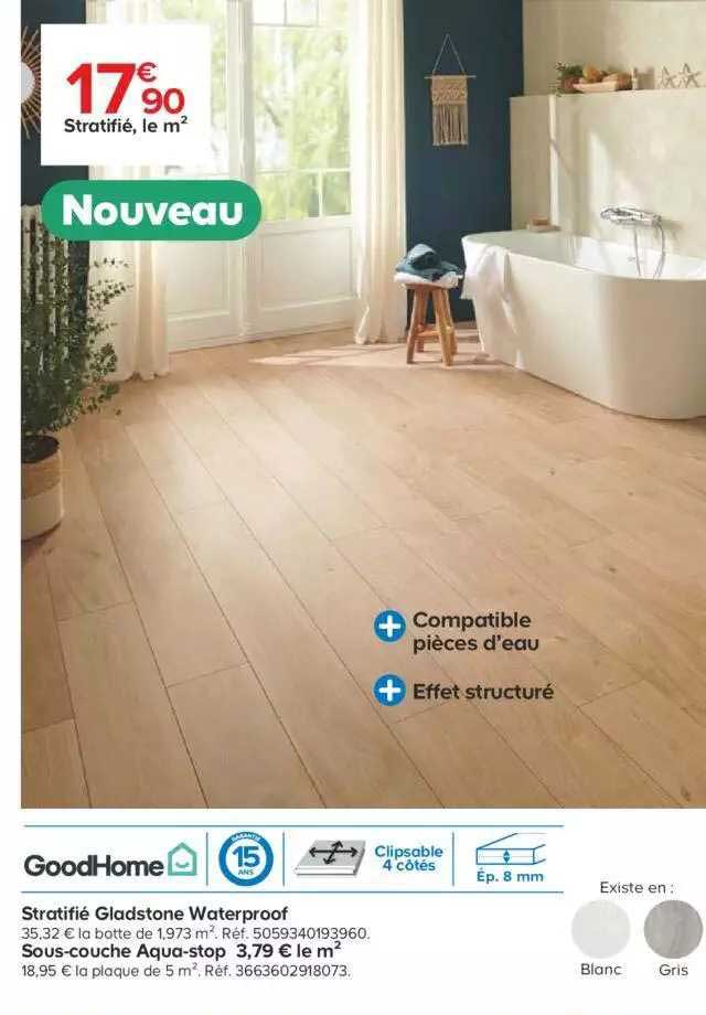 Stratifié Gladstone Waterproof GoodHome