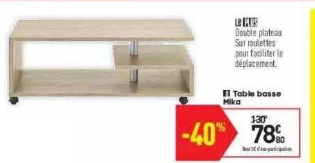 table basse mika