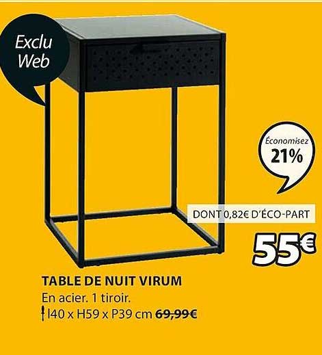 Table De Nuit Virum
