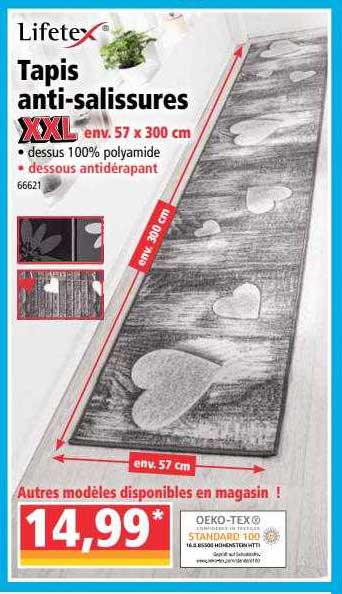 tapis antisalissures lifetex