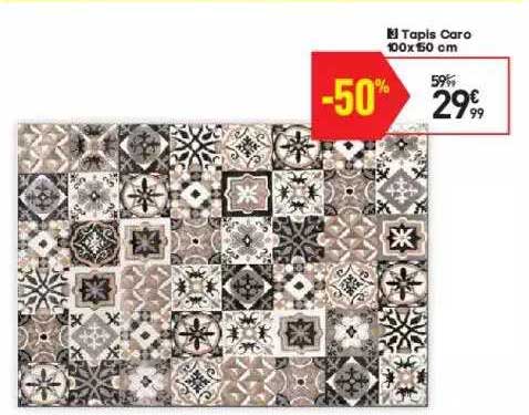 tapis caro 100 x 150 cm