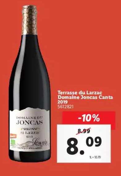terrasse du larzac domaine joncas canta 2019