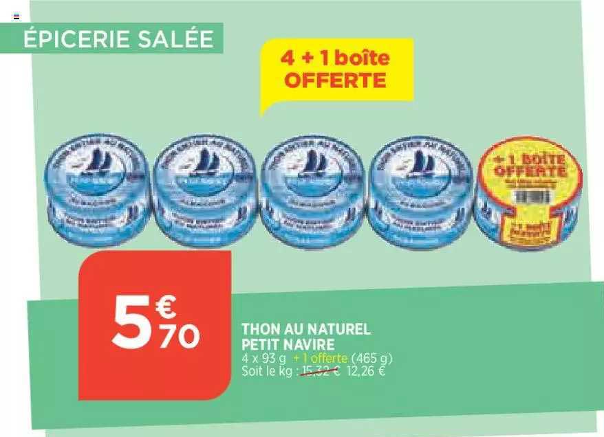 Thon Au Naturel Petit Navire