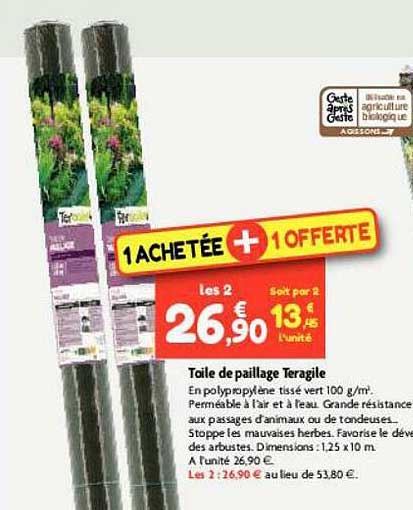 Toile De Paillage Teragile