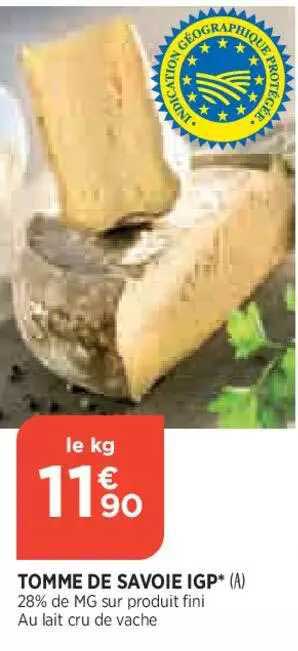 Tomme De Savoie Igp